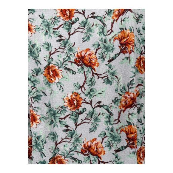 Max Studio ruffle crepe high low wrap midi dress size Medium M - Picture 5 of 8